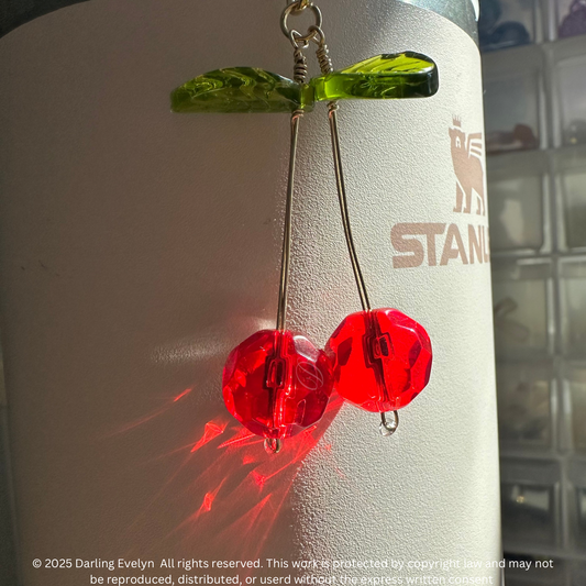 Cherry Stanley Cup Charm