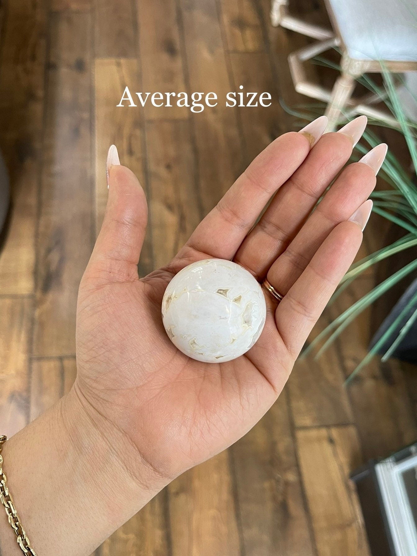 Drusy White Lace Agate Crystal Spheres