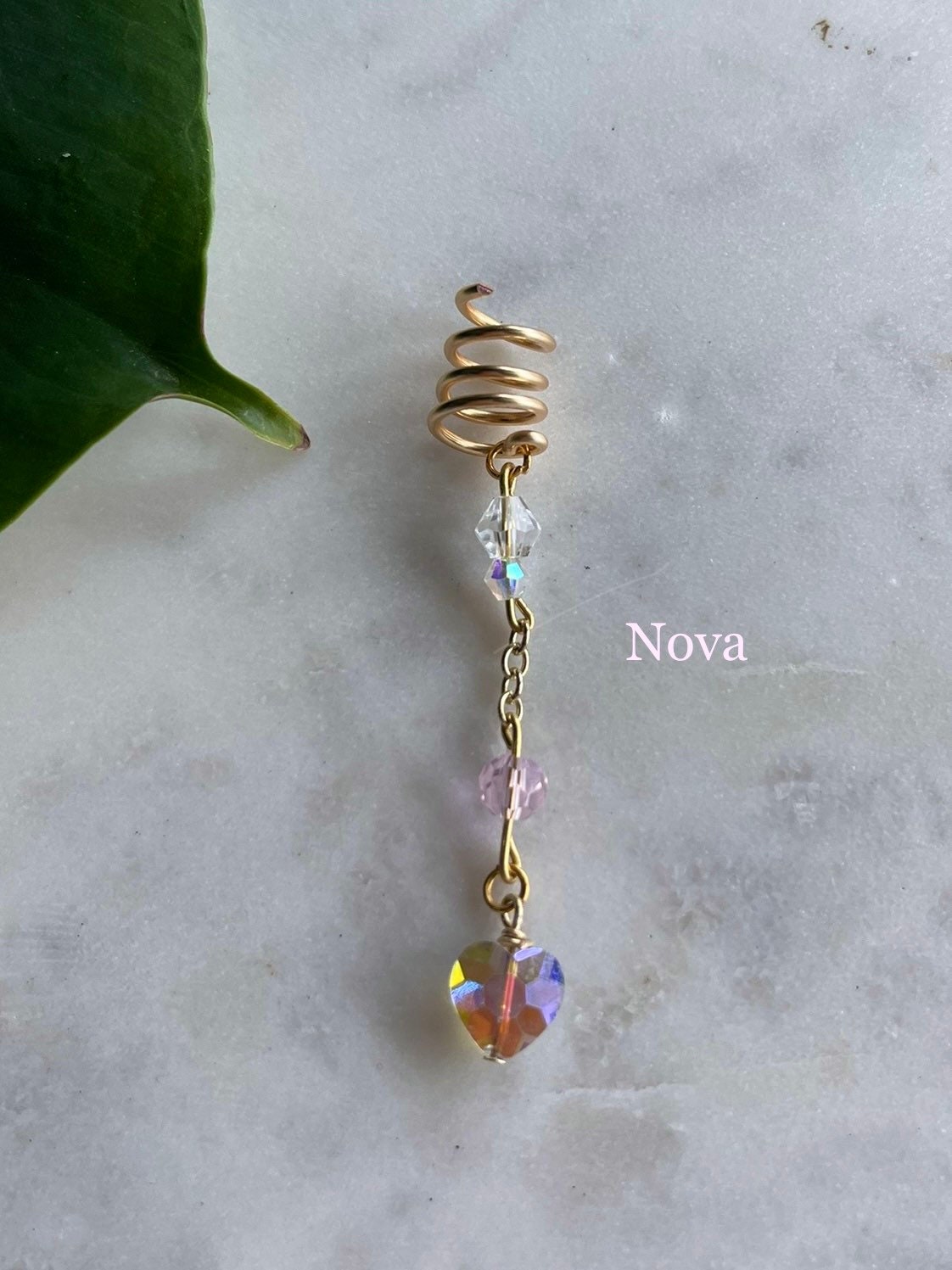 Crystal Hair Charm Jewelry