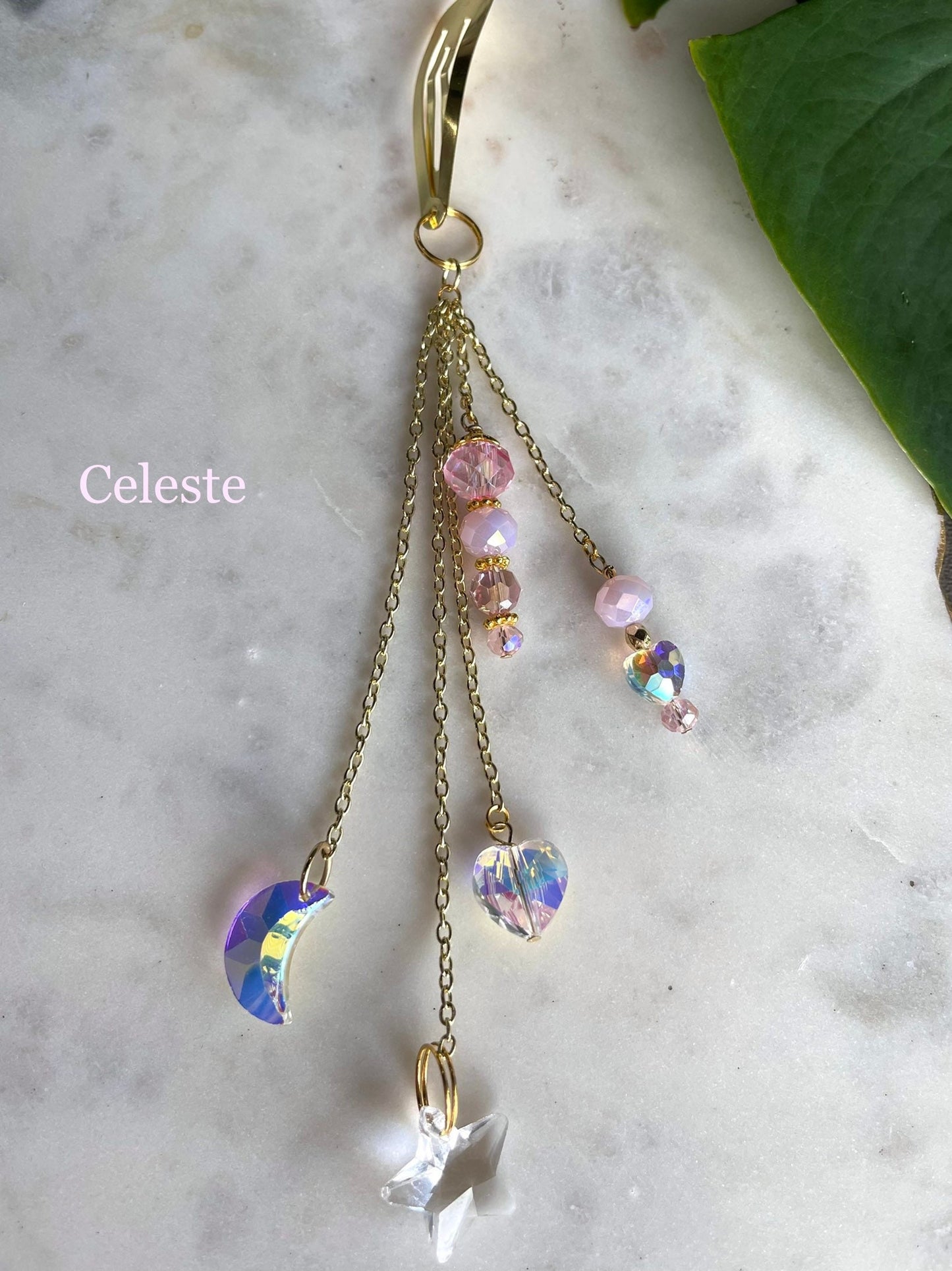 Crystal Hair Charm Jewelry