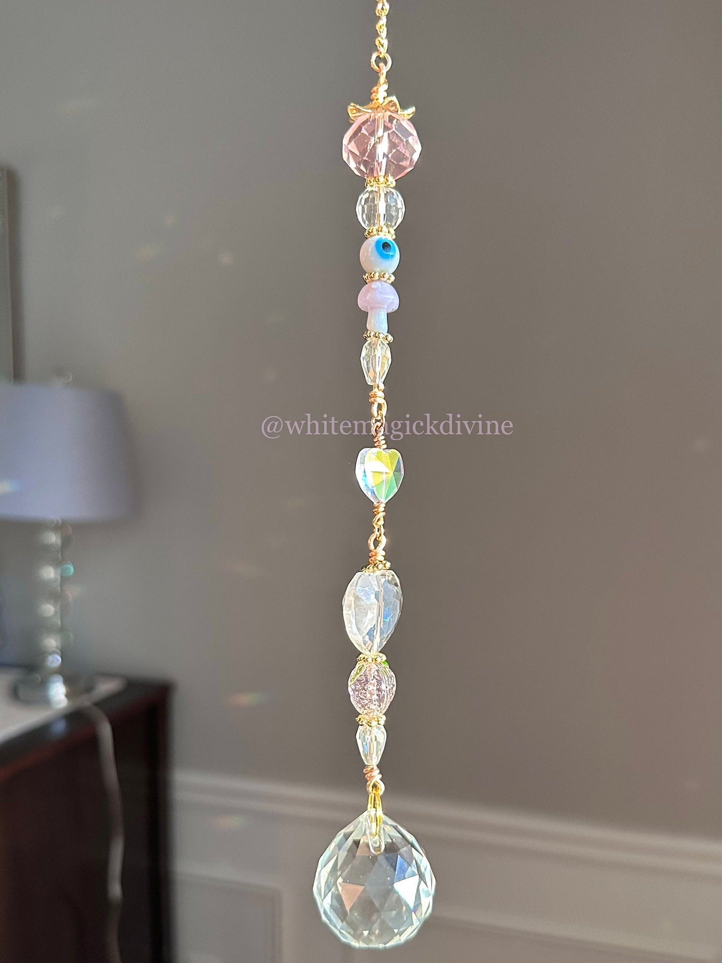 Evil Eye Crystal Car Charm Sun catcher