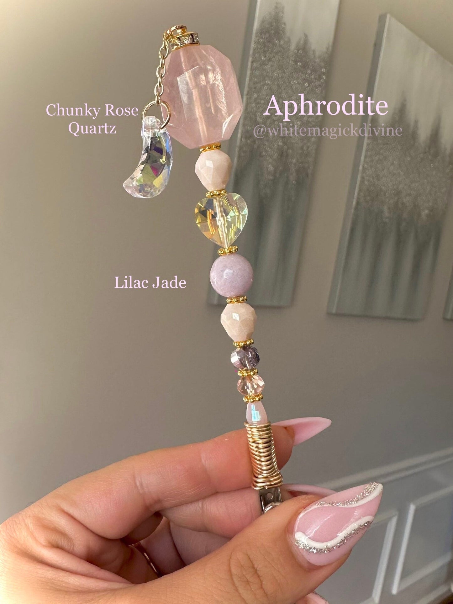 Crystal Wand Clips