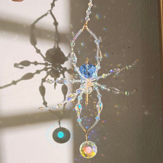 Blue Spider suncatcher Ornament