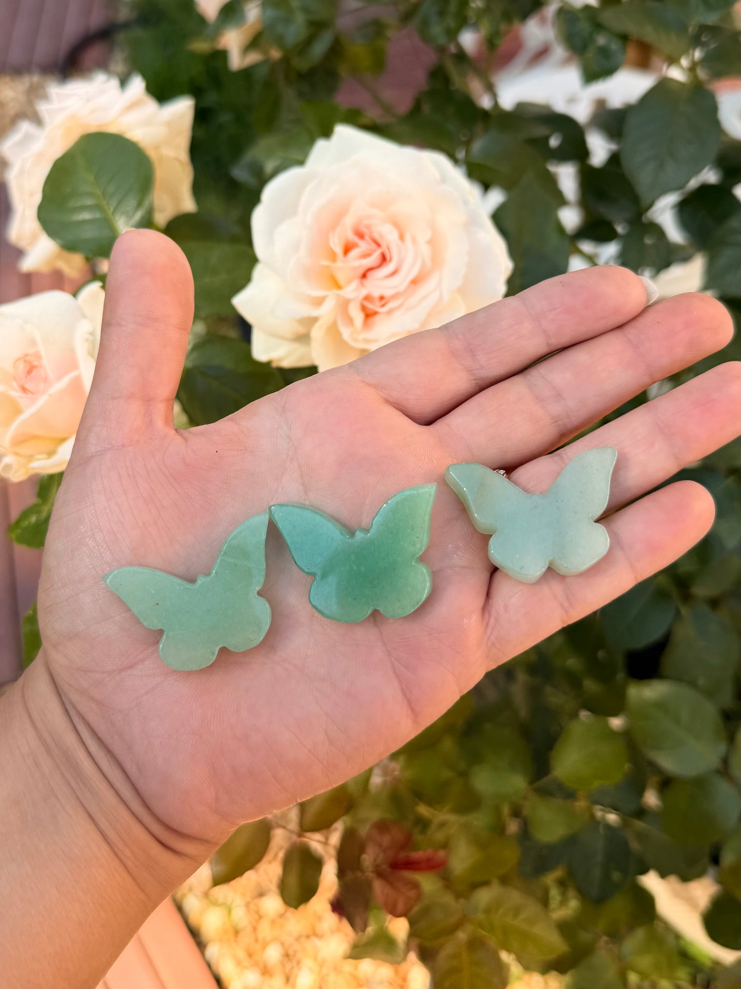 Aventurine Crystal Butterfly Cabochon