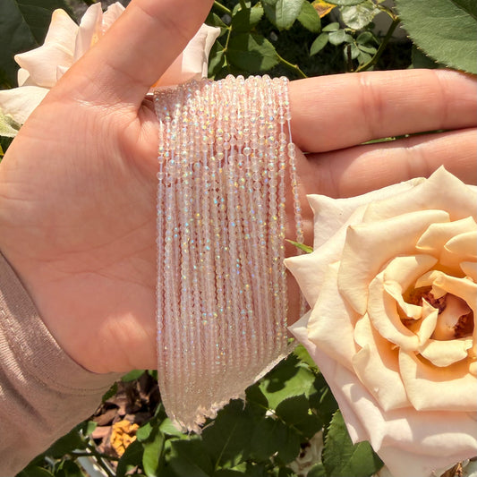 Cream 2mm Ab bead