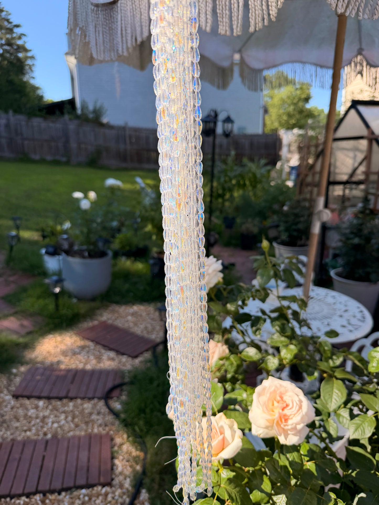 Aurora Glass Rice Beads