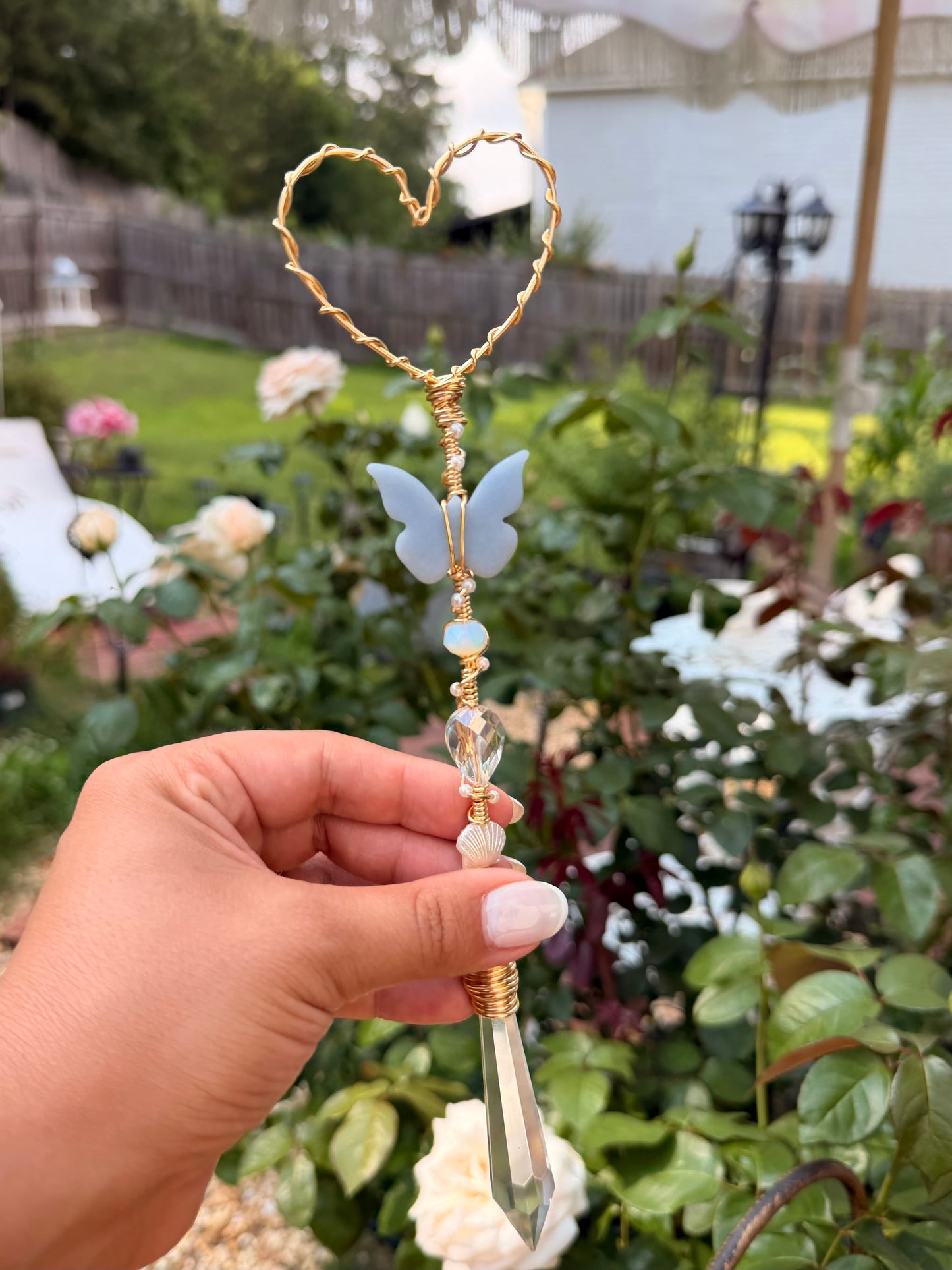 Angelite bubble wand