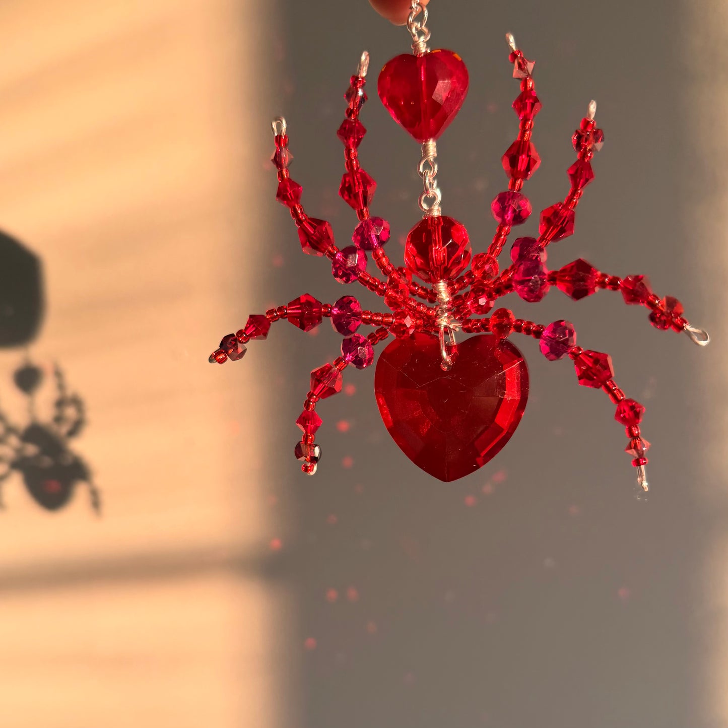 Red Widow Spider Suncatcher