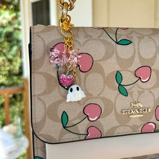 Coquette Ghost Purse Charm