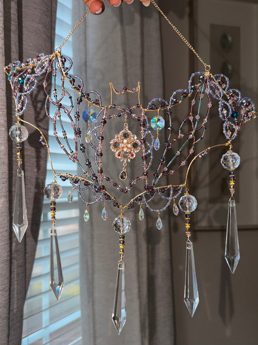 Draculas Bride Bat Suncatcher Kit + Live Workshop for August 2nd