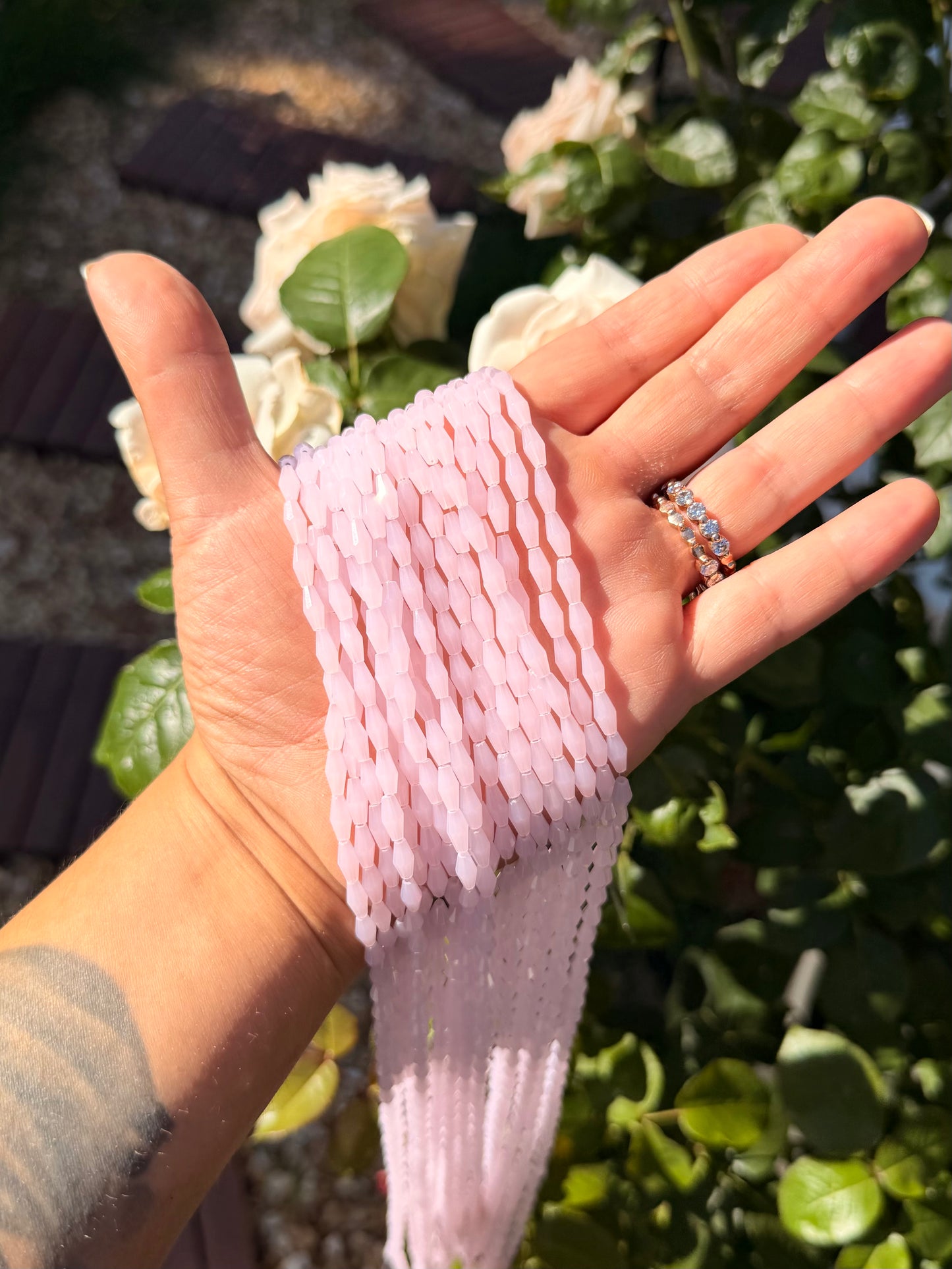 Pink Rice Beads