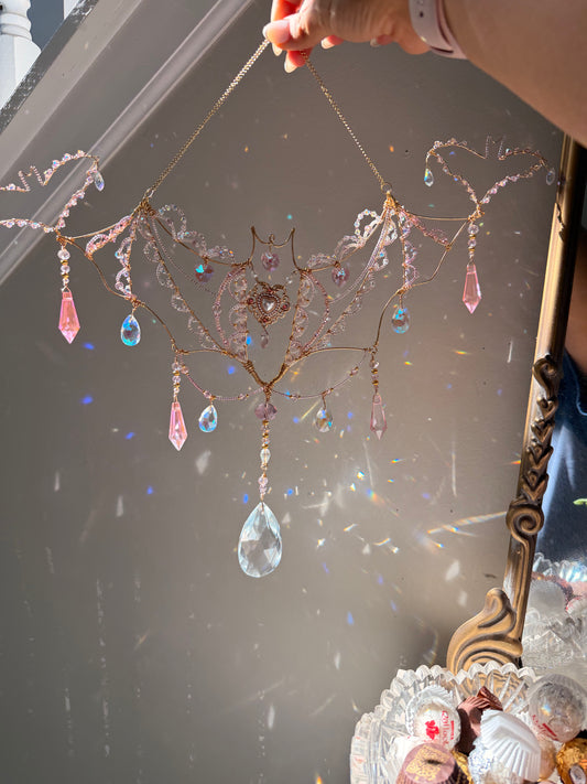 Draculas Bride Bat Suncatcher Kit + Live Workshop for August 2nd