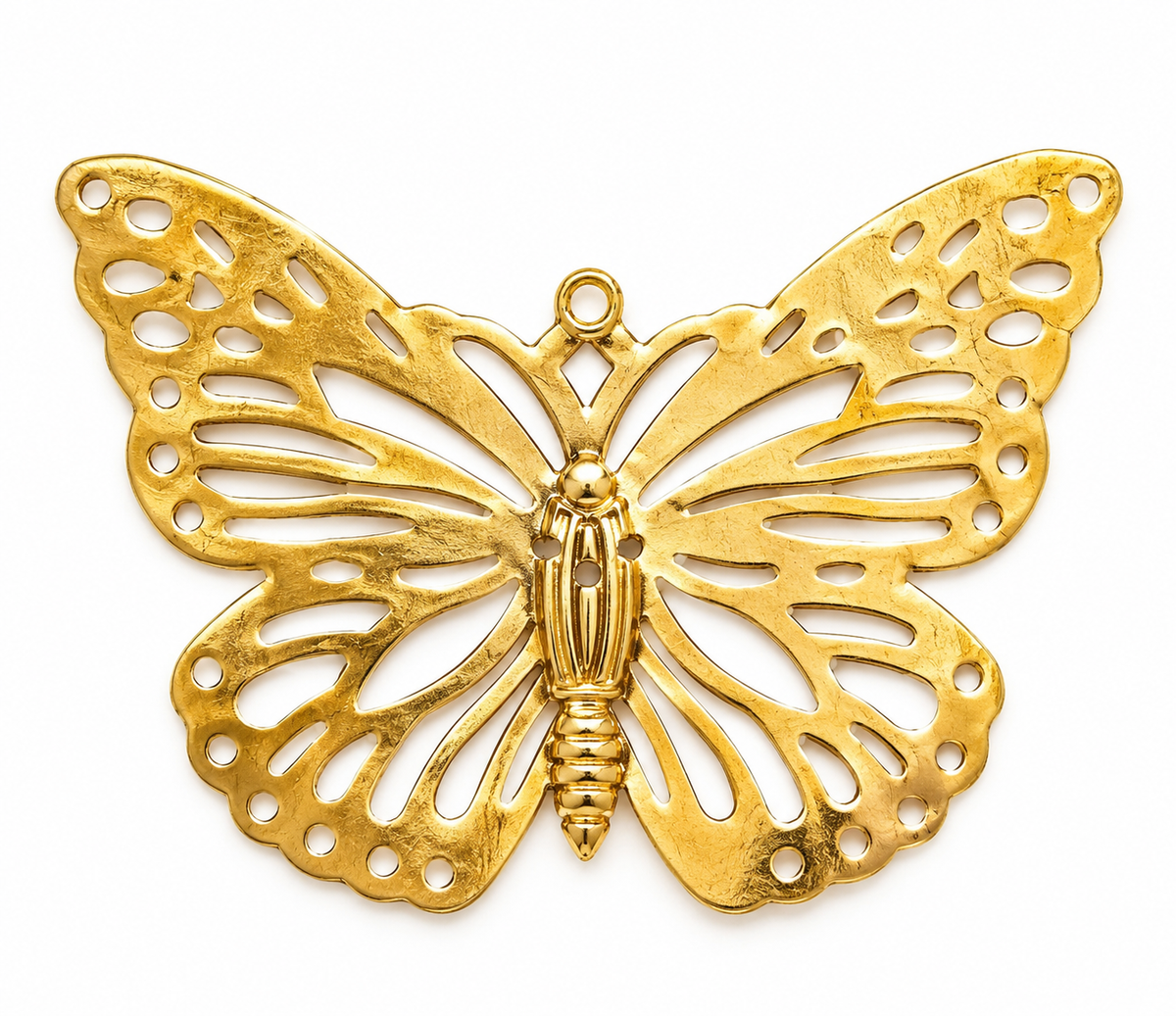 Golden Butterfly Filigree Component Finding