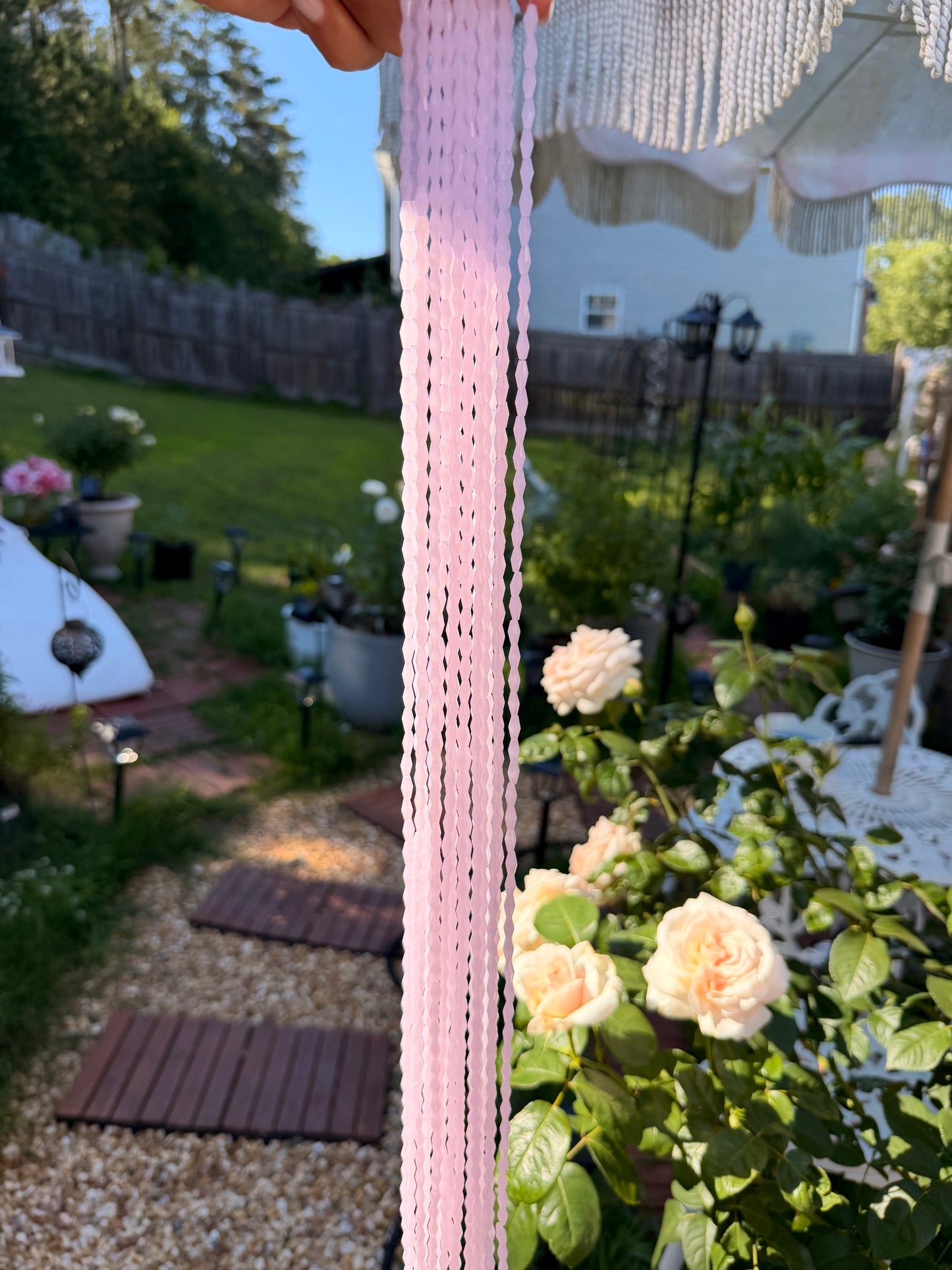 Pink Rice Beads