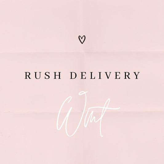 Rush delivery 24 hours Turn around (Add on only)