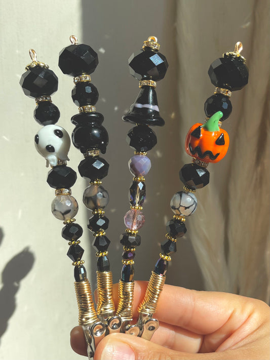 Halloween Crystal Wand Clips