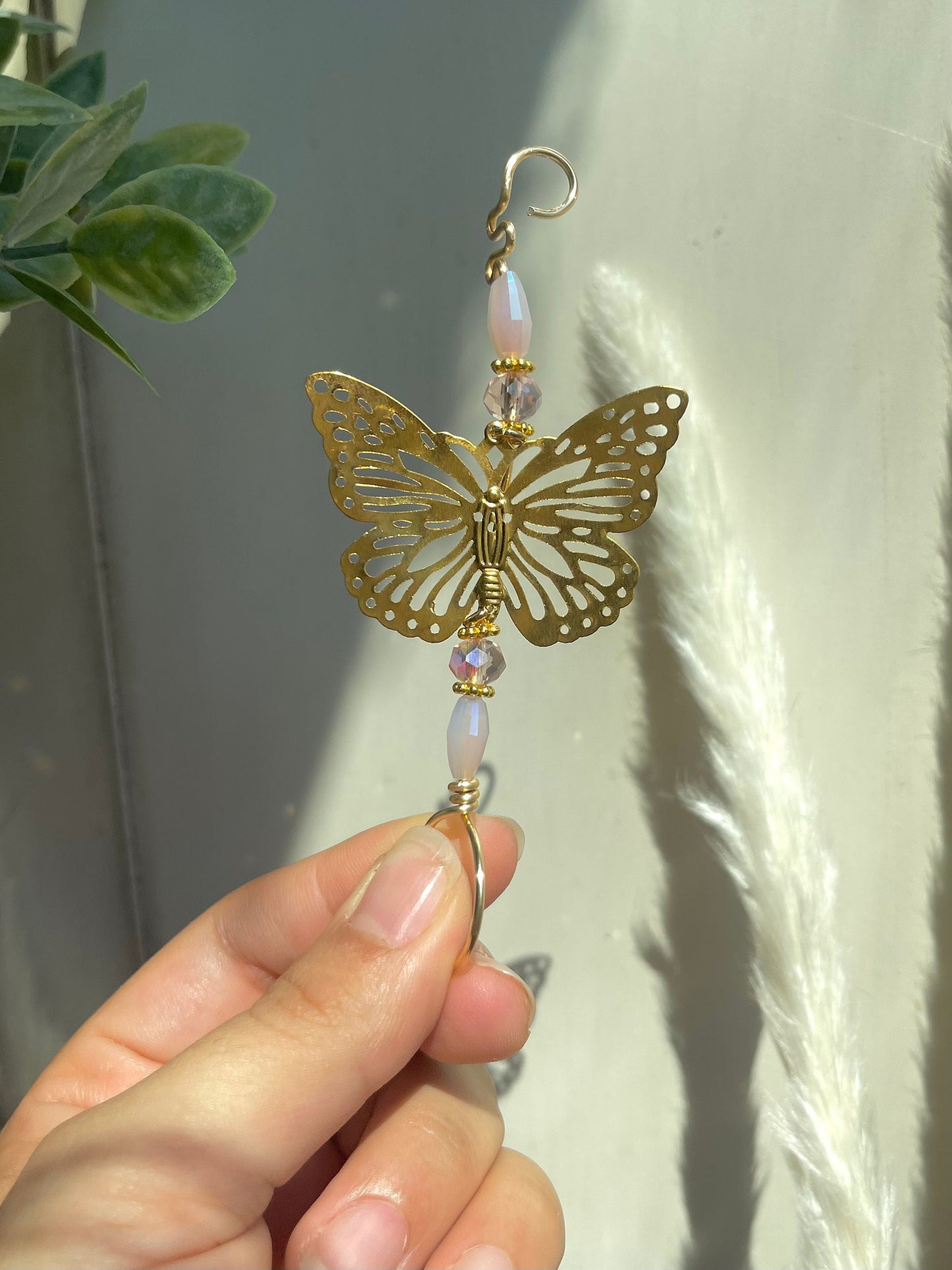 Golden Butterfly Smoke Holder