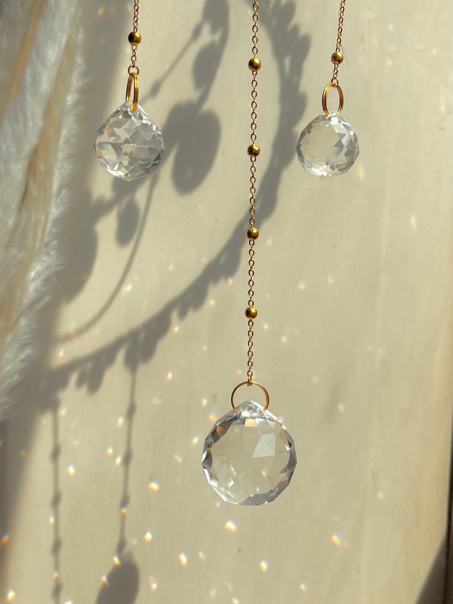 Blue Moon Crystal Suncatcher